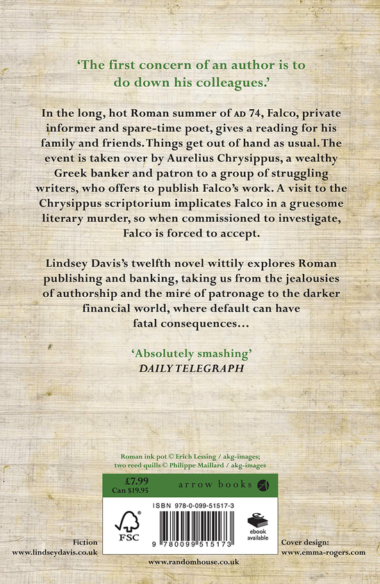 Бумажная книга «Ode To A Banker», автор Линдси Дэвис - фото №1