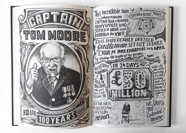 Бумажная книга «Vic Lee's Corona Diary. A personal illustrated journal of the COVID-19 pandemic of 2020», автор Вик Ли - фото №1