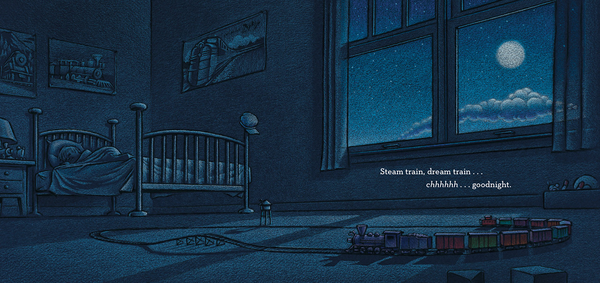 Бумажная книга «Steam Train, Dream Train», автор Шерри Даски Ринкер - фото №1