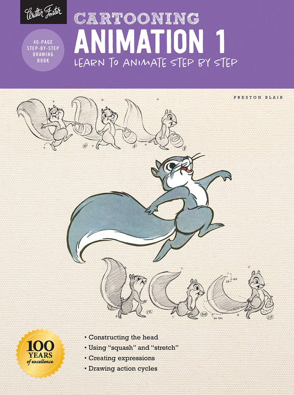 Бумажная книга «Cartooning. Animation 1 with Preston Blair. Learn to animate step by step», автор Престон Блэр - фото №1
