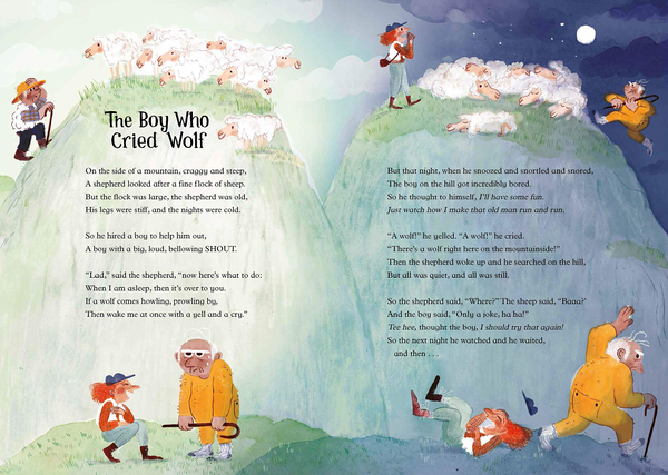 Паперова книга «Aesop's Fables, Retold by Elli Woollard», автор Еллі Вуллард - фото №1