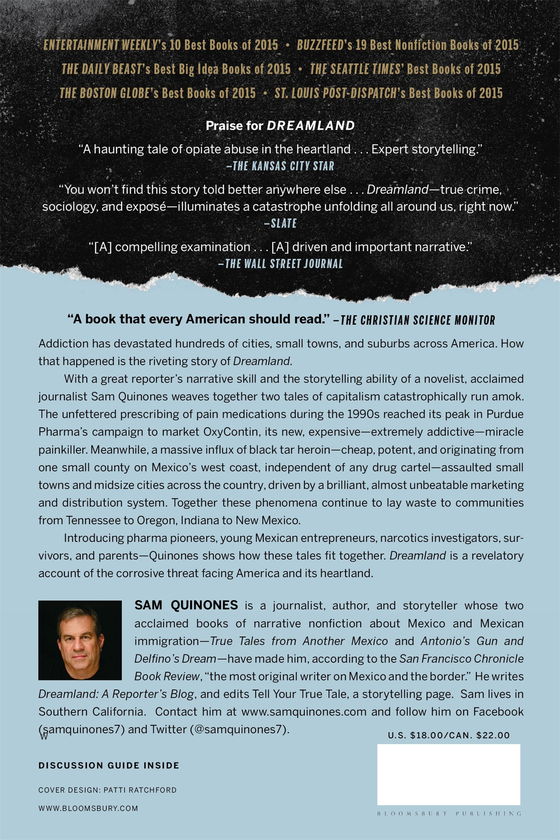 Бумажная книга «Dreamland: The True Tale of America's Opiate Epidemic», автор Сэм Куинонс - фото №1