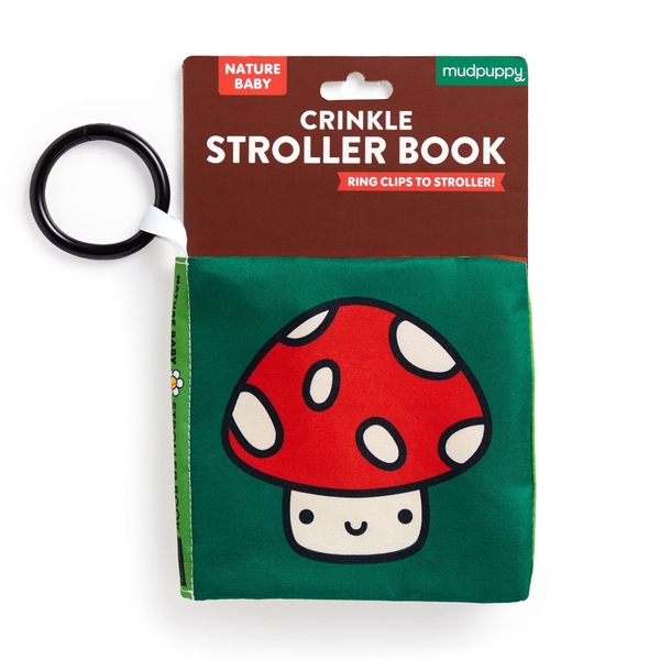 Бумажная книга «Nature Baby Crinkle Fabric Stroller Book» - фото №1