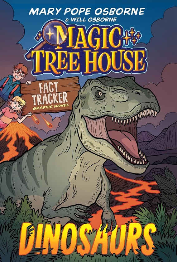 Паперова книга «Magic Tree House Fact Tracker Graphic Novel: Dinosaurs», авторів Мері Поуп Осборн, Вілл Осборн - фото №1