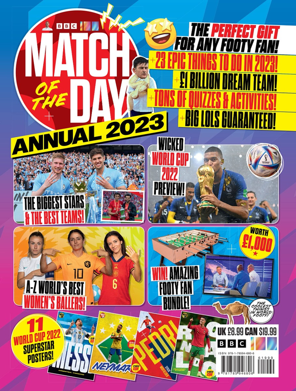 Бумажная книга «Match of the Day Annual 2023» - фото №1