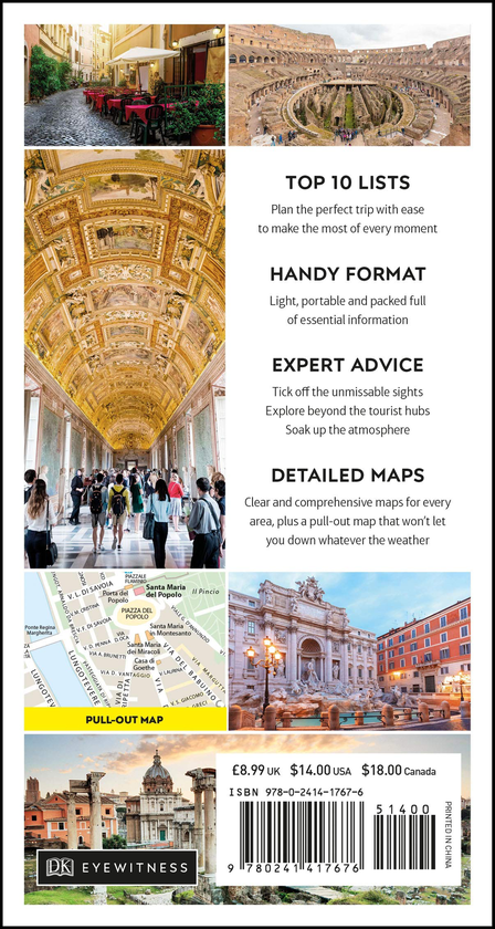 Бумажная книга «DK Eyewitness Top 10 Rome» - фото №1