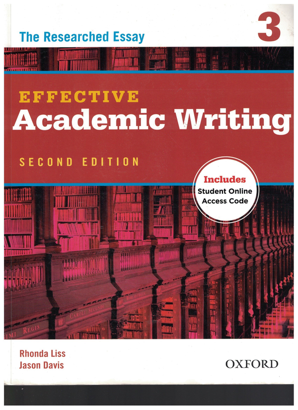 Паперова книга «Effective Academic Writing, Second Edition 3. Student Book with Online Access Code», авторів Джейсон Девіс, Ронда Лісс - фото №1