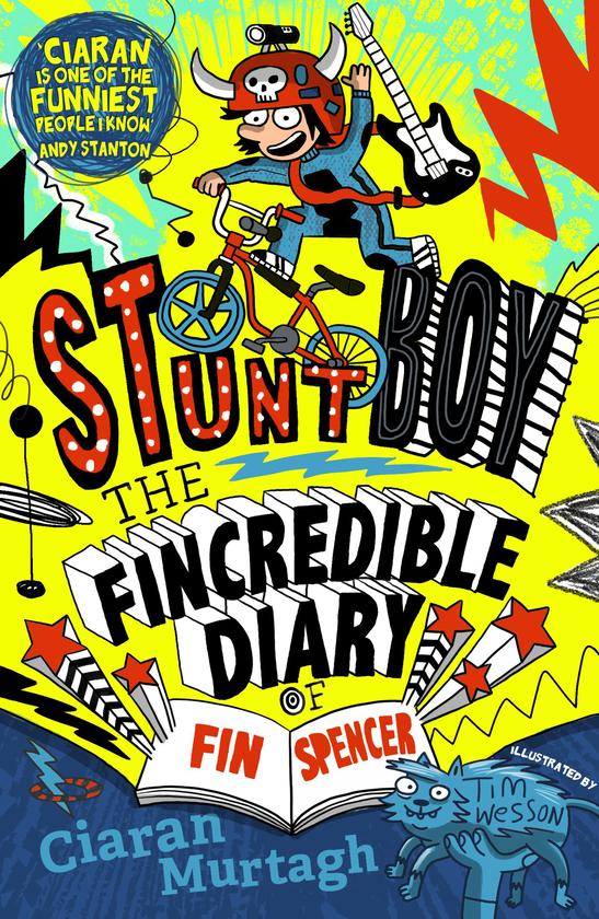 Бумажная книга «The Fincredible Diary of Fin Spencer. Stuntboy», автор Кьяран Муртаг - фото №1