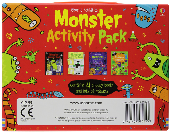 Бумажная книга «Monster Activity Pack» - фото №1