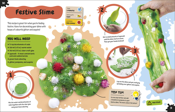 Бумажная книга «Super Slime. 30 Safe Inventive Slime Recipes» - фото №1
