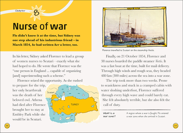 Паперова книга «Florence Nightingale», автор Кітсон Язинка - фото №1