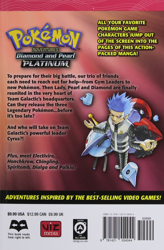 Бумажная книга «Pokemon Adventures Diamond & Pearl / Platinum Box Set (Volumes 1-11)», автор Хидэнори Кусака - фото №1