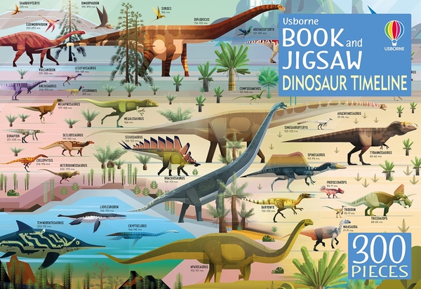 [object Object] «Dinosaur Timeline Book and Jigsaw», автор Рейчел Ферт - фото №1