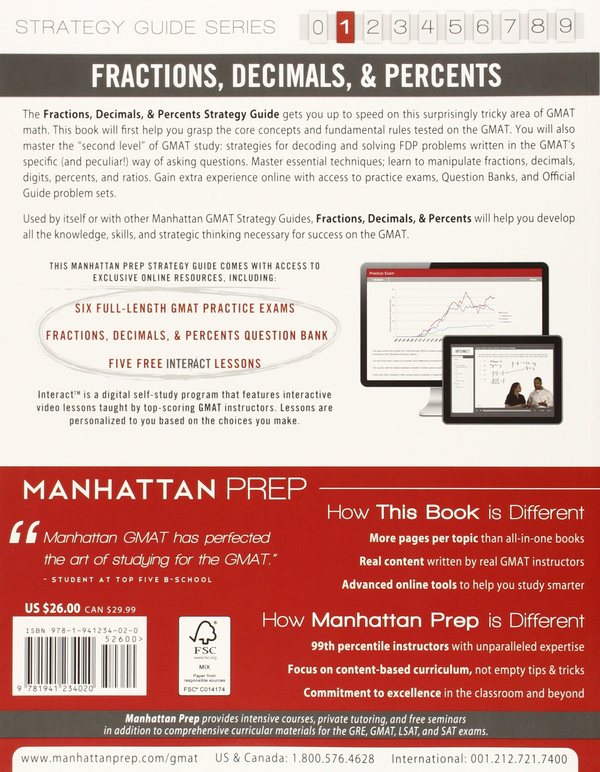 Бумажная книга «GMAT Quantitative Strategy Guide Set» - фото №1