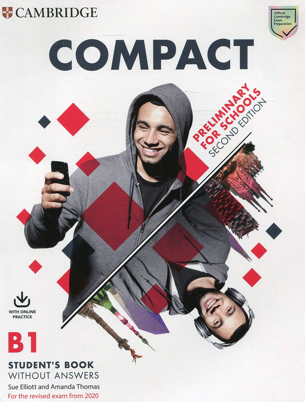 [object Object] «Compact Preliminary for Schools Student's Book without Answers with Online Practice », авторів Сью Елліотт, Аманда Томас - фото №1