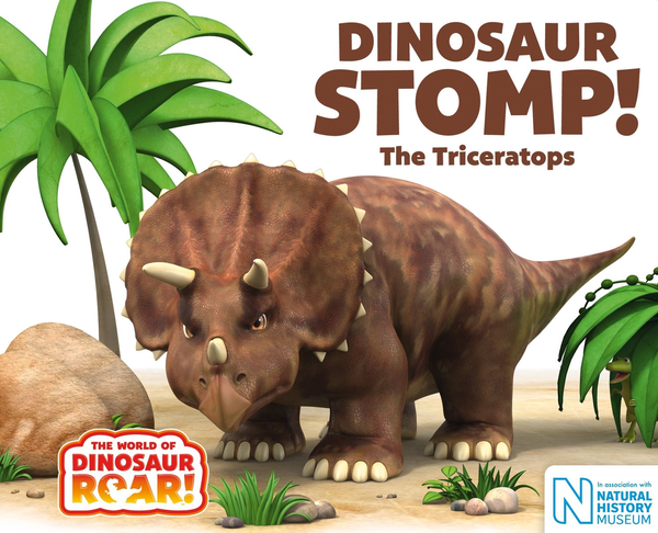 Паперова книга «Dinosaur Stomp! The Triceratops», автор Жанна Вілліс - фото №1