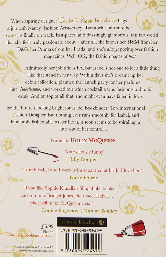 Бумажная книга «The Fabulously Fashionable Life of Isabel Bookbinder», автор Холли Макквин - фото №1