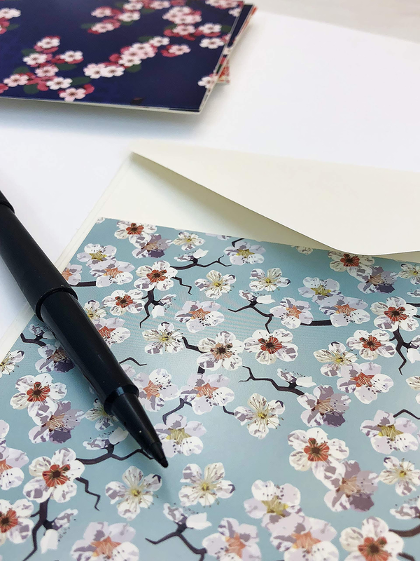 Бумажная книга «Cherry Blossom Note Cards» - фото №1