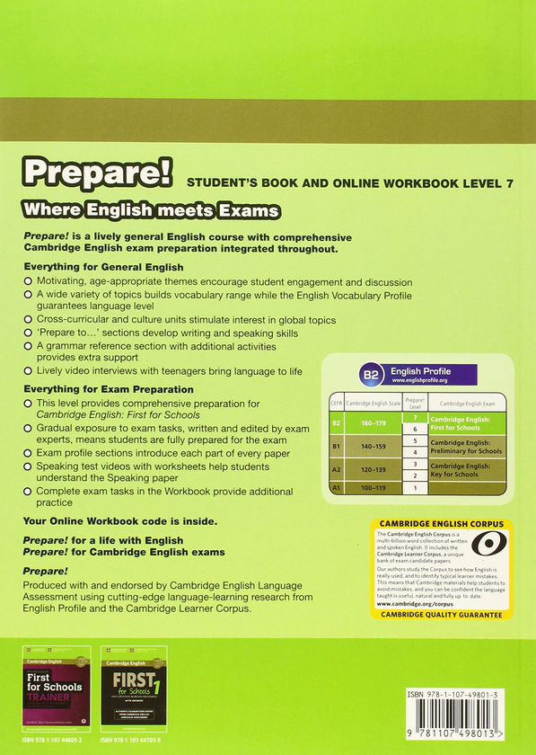[object Object] «Cambridge English Prepare! Level 7. Student's Book and Online Workbook», авторів Девід Маккіган, Джеймс Стайрінг, Ніколас Тімс - фото №2 - мініатюра