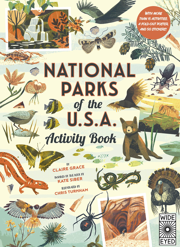 Бумажная книга «National Parks of the USA. Activity Book», авторов Клэр Грейс, Кейт Кибер - фото №1