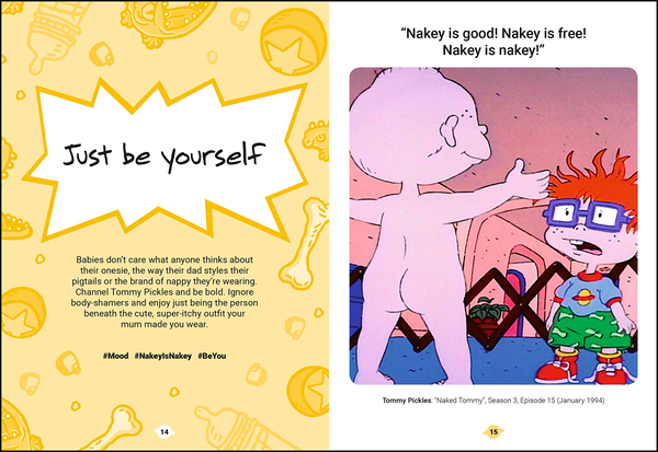Бумажная книга «Nickelodeon Rugrats Guide To Adulting», автор Рейчел Бозек - фото №1
