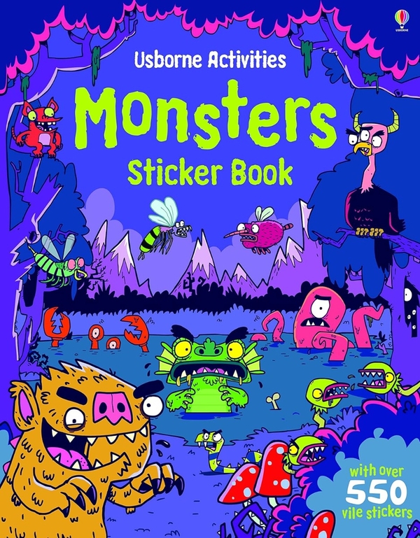 Паперова книга «Monsters Sticker Book», автор Кірстін Робсон - фото №1