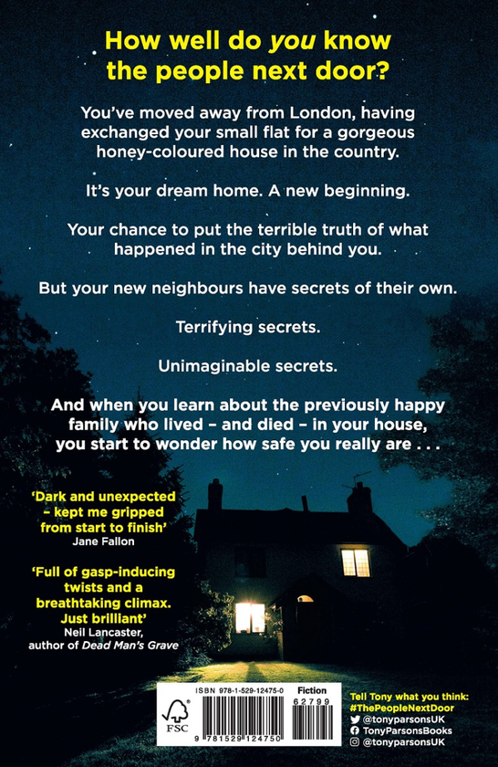 Бумажная книга «The People Next Door», автор Тони Парсонс - фото №1