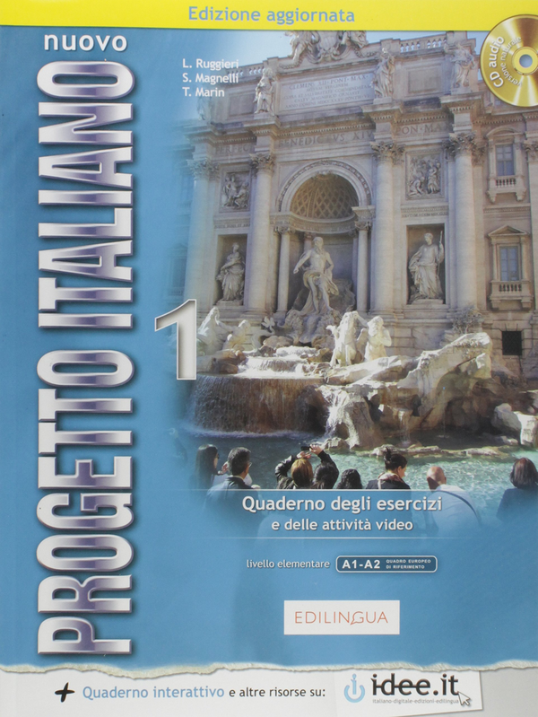 [object Object] «Nuovo Progetto italiano : Quaderno degli esercizi 1 + CD-audio (Level A1-A2)», автор Кристофер Паолини - фото №1
