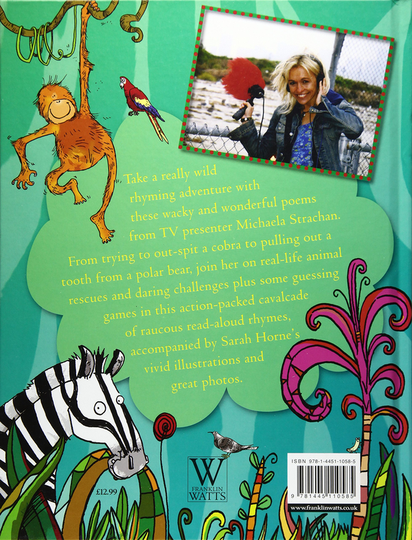 Паперова книга «Michaela Strachan's Really Wild Adventures: A book of fun and factual animal rhymes», автор Мiкаeла Страчан - фото №1