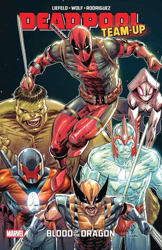 Бумажная книга «Deadpool Team-Up: Blood of the Dragon», автор Роб Лифельд - фото №1