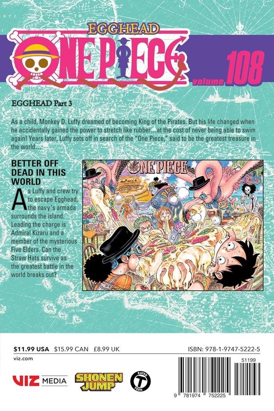 Книга «One Piece. Volume 108» – Эйитиро Ода, купить по цене 717 на