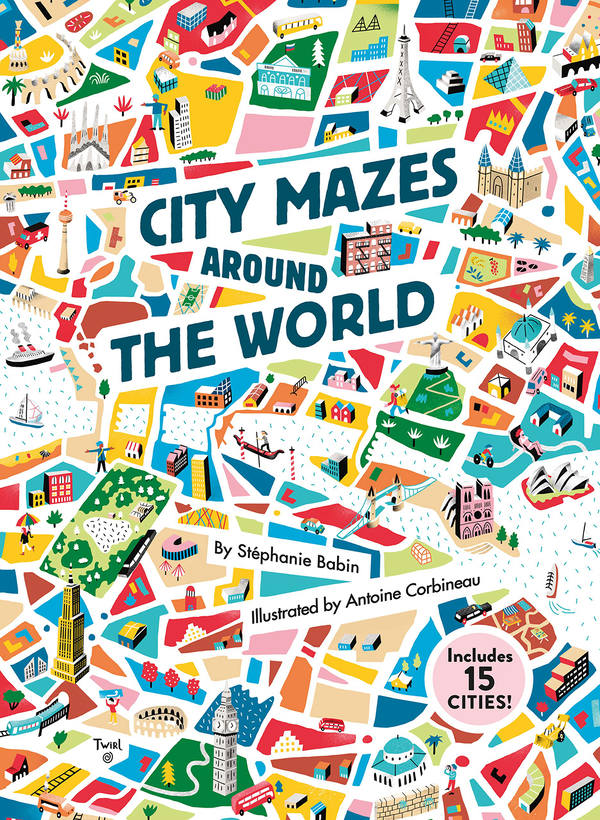 Бумажная книга «City Mazes Around the World», автор Стефани Бэбин - фото №1