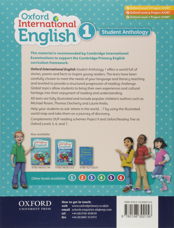 Паперова книга «Oxford International English Student Anthology 1», автор Ліз Майлз - фото №1