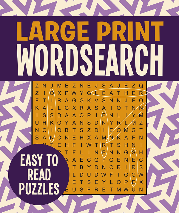 Бумажная книга «Large Print Wordsearch», автор Эрик Сондерс - фото №1