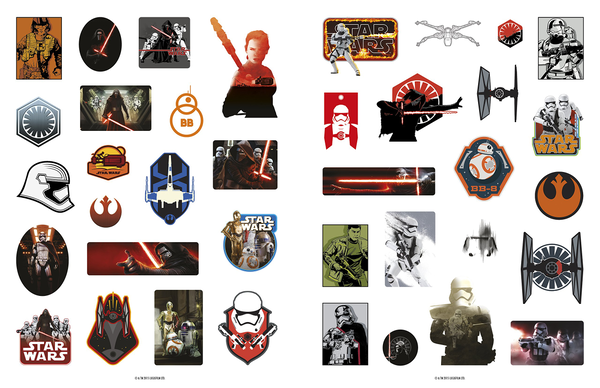 Бумажная книга «Star Wars: The Force Awakens Ultimate Stickerscapes» - фото №1