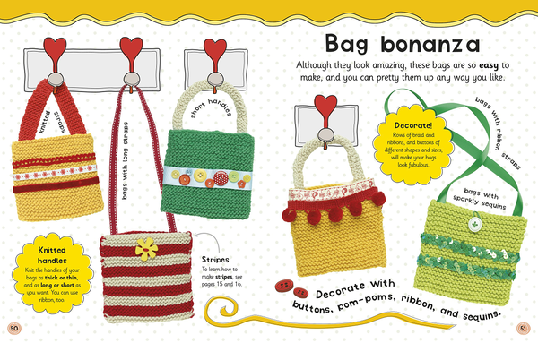 Паперова книга «Let's Knit. Learn to Knit with 12 Easy Projects» - фото №1