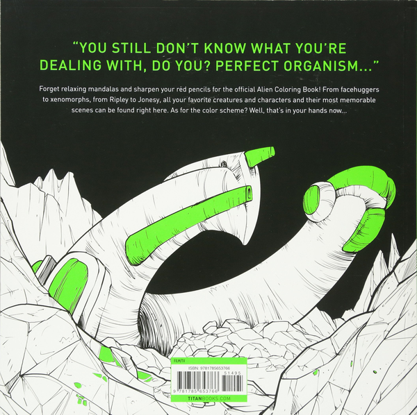 Паперова книга «Alien. The Coloring Book» - фото №1