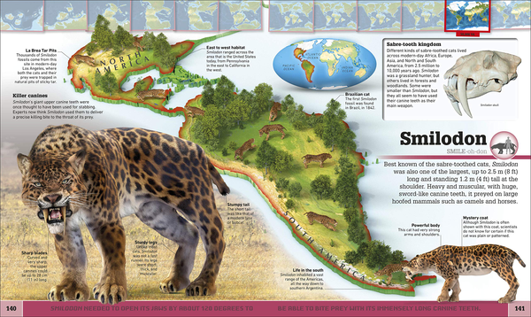 Бумажная книга «What's Where on Earth Dinosaurs and Other Prehistoric Life», авторов Даррен Нэйш, Крис Баркер - фото №1