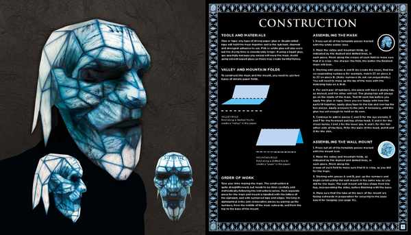 Бумажная книга «Game of Thrones Mask - White Walker: 3D Mask & Wall Mount» - фото №1