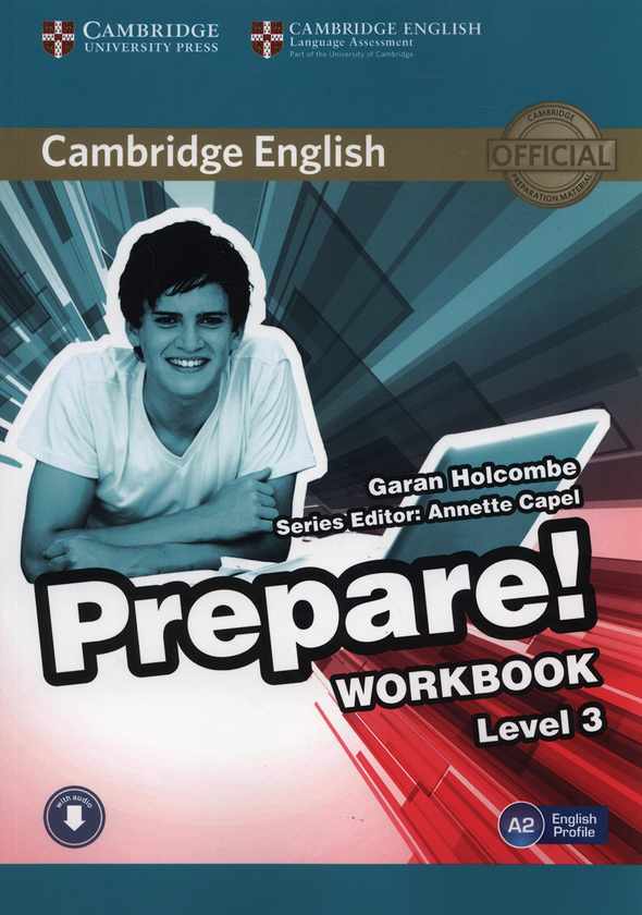 [object Object] «Cambridge English Prepare! Level 3 Workbook», автор Гаран Холкомб - фото №1
