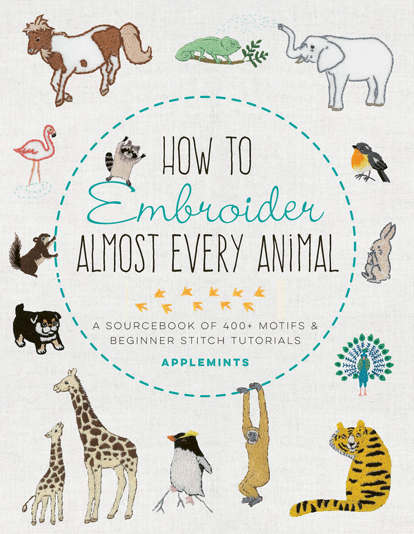 Паперова книга «How to Embroider Almost Every Animal. A Sourcebook of 400+ Motifs» - фото №1