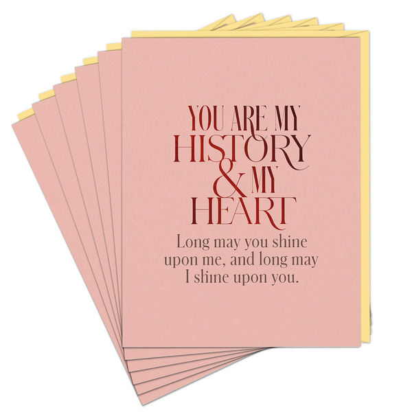 Бумажная книга «Elizabeth Gilbert You Are My History and My Heart Card (Pack of 6)», авторов Элизабет Гилберт, Эмили Макдауэлл - фото №1