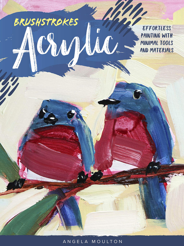 Бумажная книга «Brushstrokes. Acrylic», автор Анджела Мари Моултон - фото №1