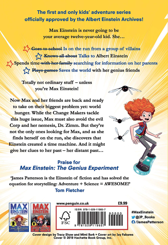 Бумажная книга «Max Einstein. Saves the Future. Book 3», автор Джеймс Паттерсон - фото №1
