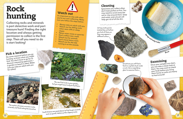 Бумажная книга «My Book of Rocks and Minerals. Things to Find, Collect, and Treasure», автор Девин Денни - фото №1