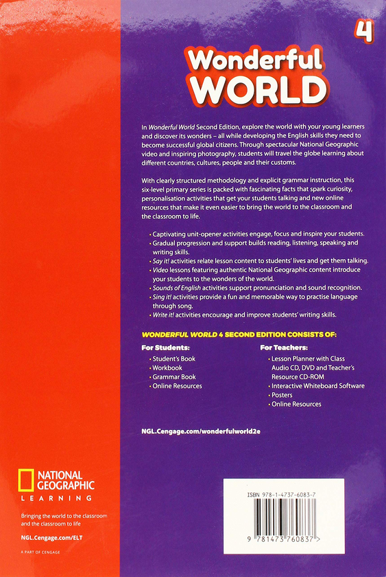 Бумажная книга «Wonderful World 4. Grammar Book» - фото №1