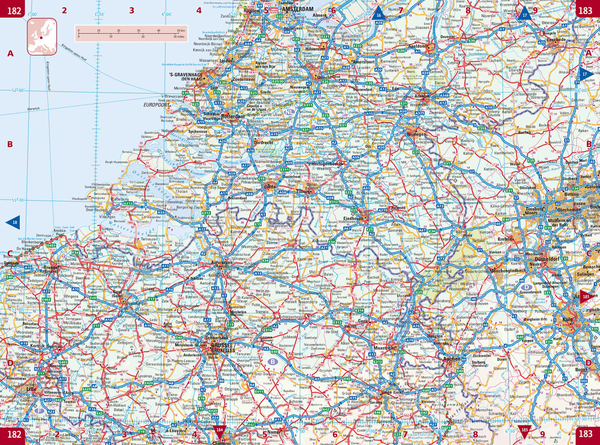 Паперова книга «2018 Collins Europe Essential Road Atlas 1:1 000 000» - фото №1