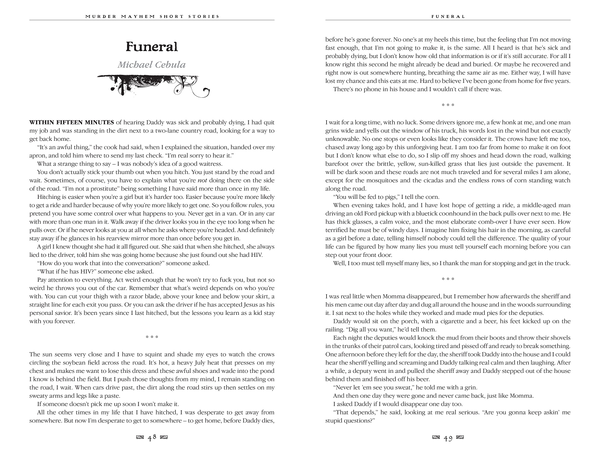 Бумажная книга «Murder Mayhem Short Stories», авторов Сара Доби Бауэр, Майкл Цебула - фото №1