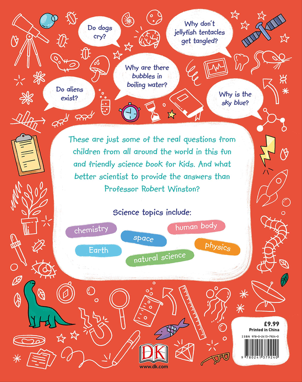 Бумажная книга «Ask A Scientist. Professor Robert Winston Answers 100 Big Questions from Kids Around the World! », автор Роберт Уинстон - фото №1