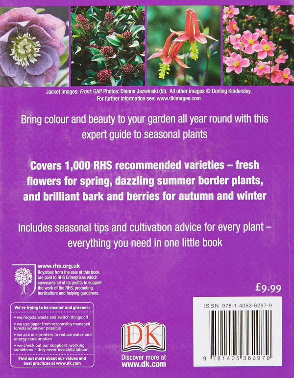 Паперова книга «RHS What Plant When. More than 1,000 Top Plants for Every Season » - фото №1